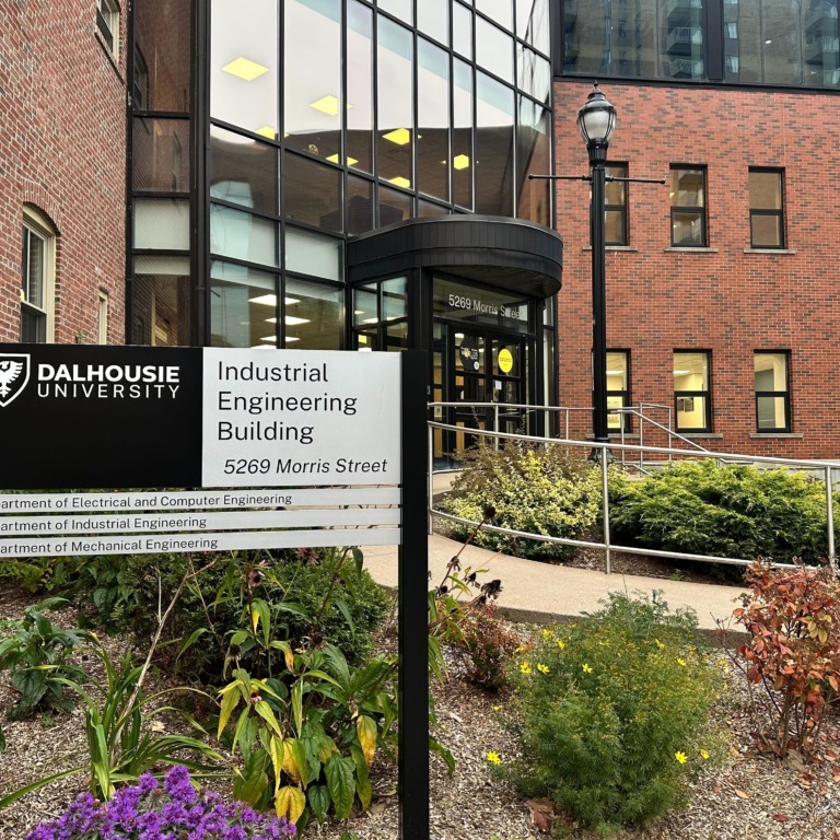 Faculty Layoffs The Industrial Engineering Building in Halifax, Nova Scotia, on Sunday, Oct. 26, 2025. (Claire Kelly/The Dalhousie Gazette)