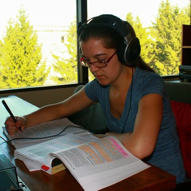Need a quiet spot on campus to get your work done? The Killam's fifth floor is the space for you. (Photo by Amanda Rolfe)