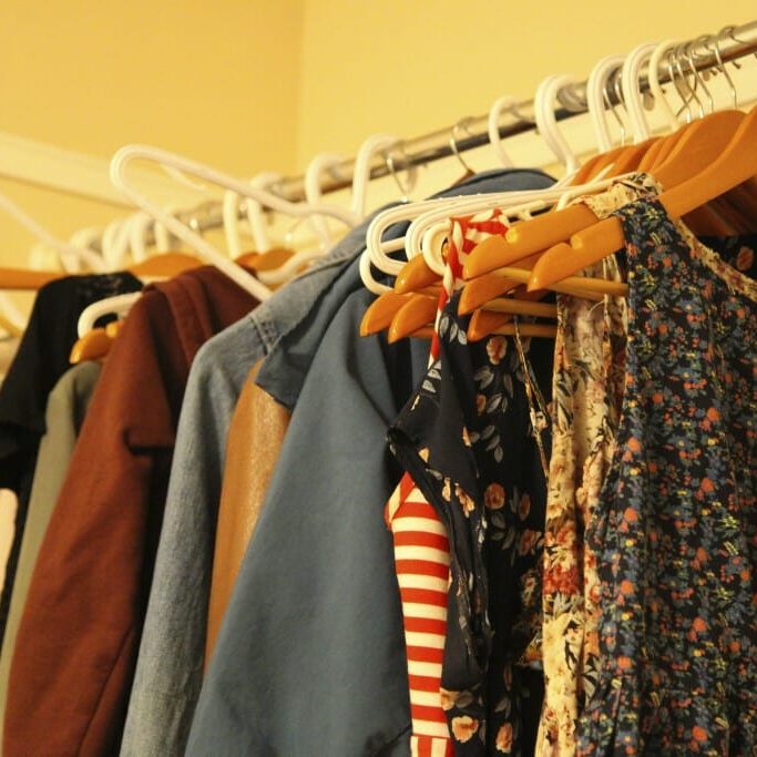 Clothes belong on hangers, not on floors (Photo by Adele Van Wyk)
