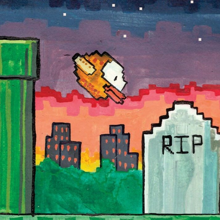 A modern-day Icarus for the smartphone set. (Illustration by Amber Solberg)