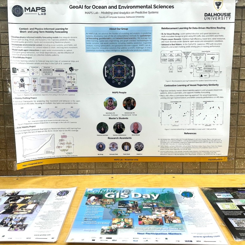 Dalhousie University marks 20 years of supporting spatial teaching and research during a celebration at University Hall, in Halifax, Nova Scotia, on Thursday, Nov. 21, 2025. (Claire Kelly/The Dalhousie Gazette)