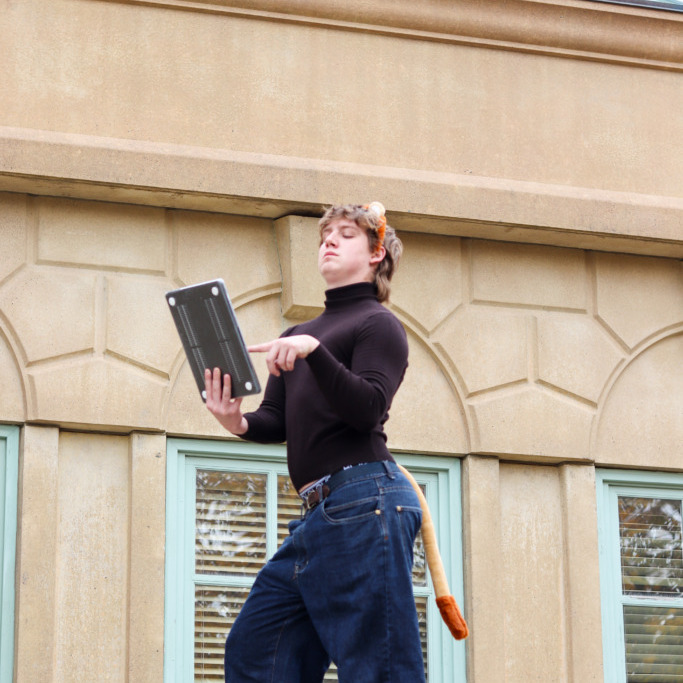 Gay little monkey from apple 2 2.43.11 PM (Rachel Bass/The Dalhousie Gazette)