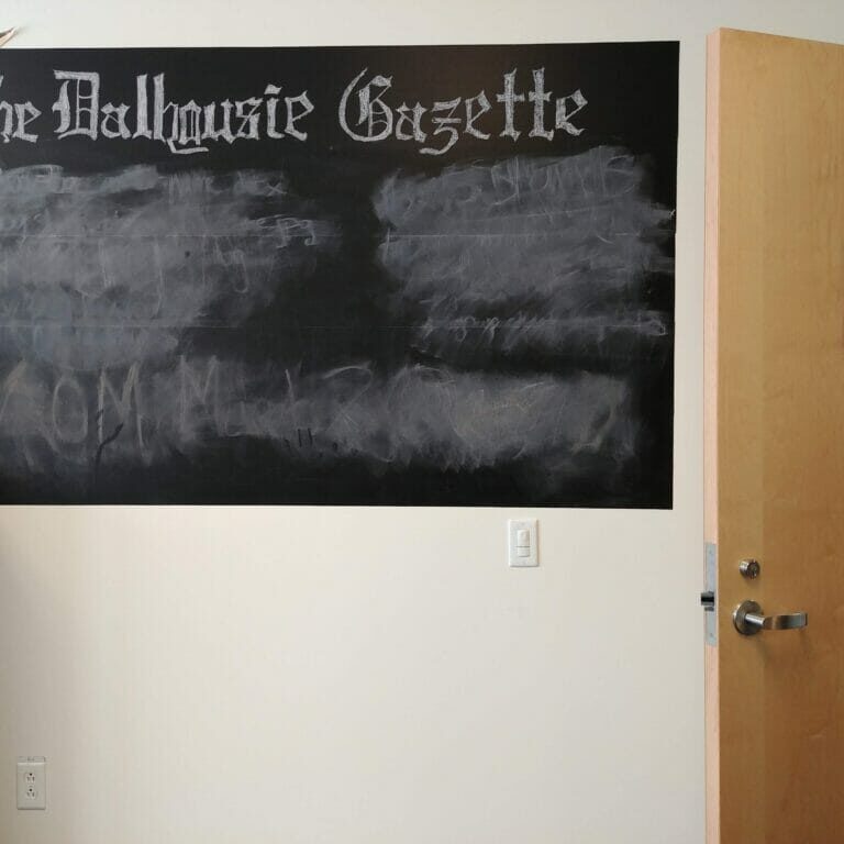 Gazette office In this image: Dalhousie Gazette office