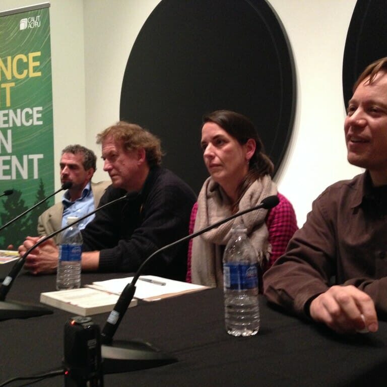 Four profs, one goal (Photo by Sima Sahar Zerehi)