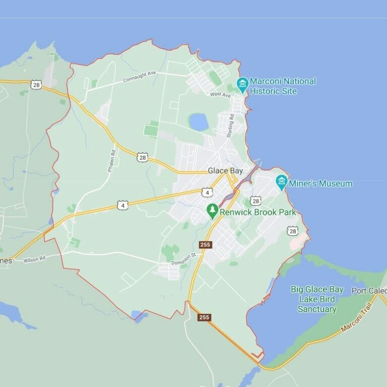 Glace Bay, N.S.: Future home of professional sports? The mayor sure hopes so. (Photo from Google 
Maps)
