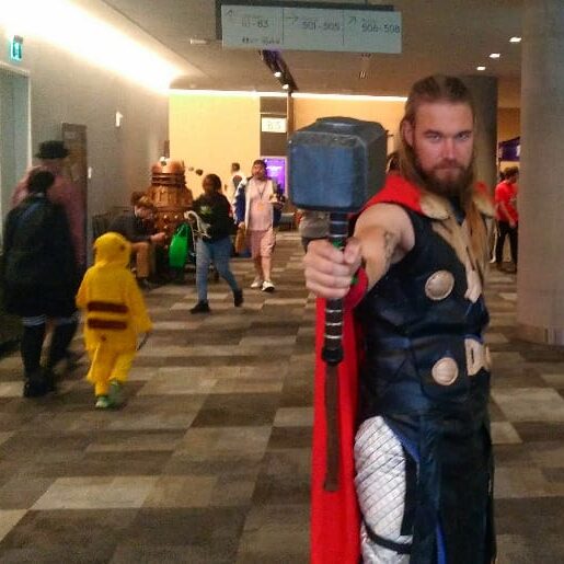 A cosplay of Thor at Hal-Con. All images credited to: Warren D'Silva