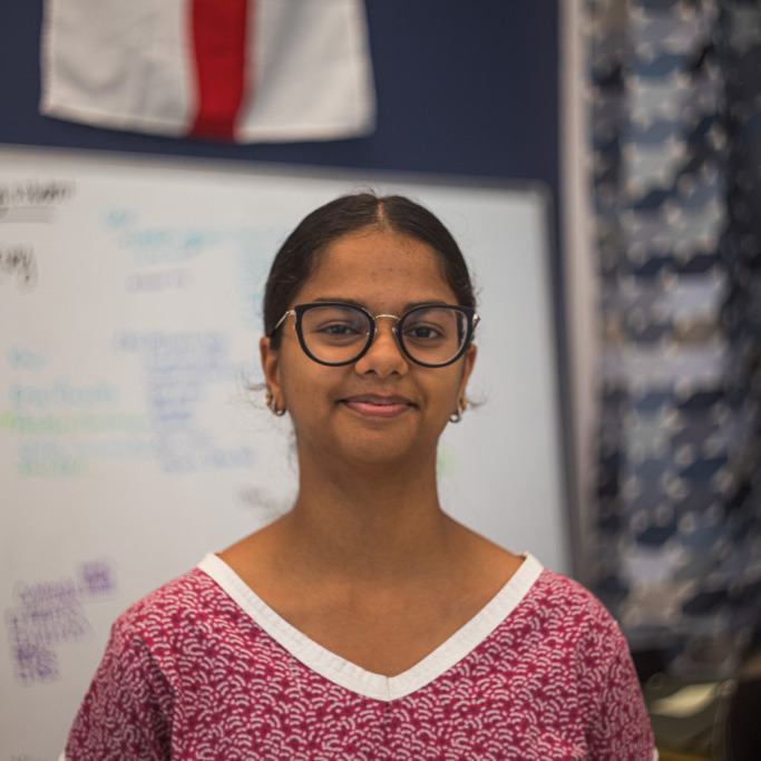 Iman Mannathukkaren, external vice-president of the King's Students’ Union at the University of King's College, in Halifax, Nova Scotia, on Sept. 16, 2026. (Enzo Stimpson/The Dalhousie Gazette)