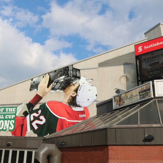 The Scotiabank Centre across from the Citadel Hill in downtown Halifax is the home of the Mooseheads and Hurricanes.