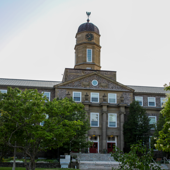 The Henry Hicks Administrative Building at Dalhousie University's Studly Campus on Aug. 5, 2026. (Cate McPhee/The Dalhousie Gazette)