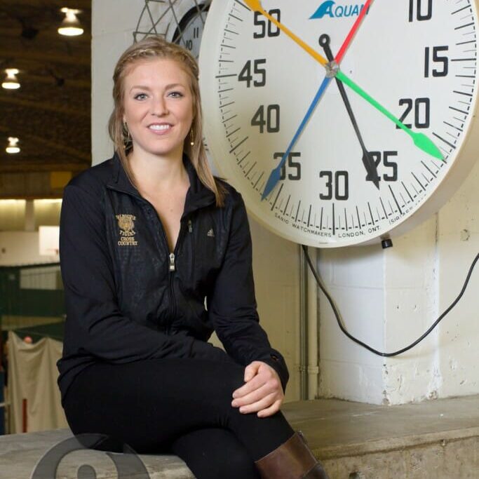 It's a run-derful life for graduating Tigers runner Holly Van Gestel. (David Munro photo)