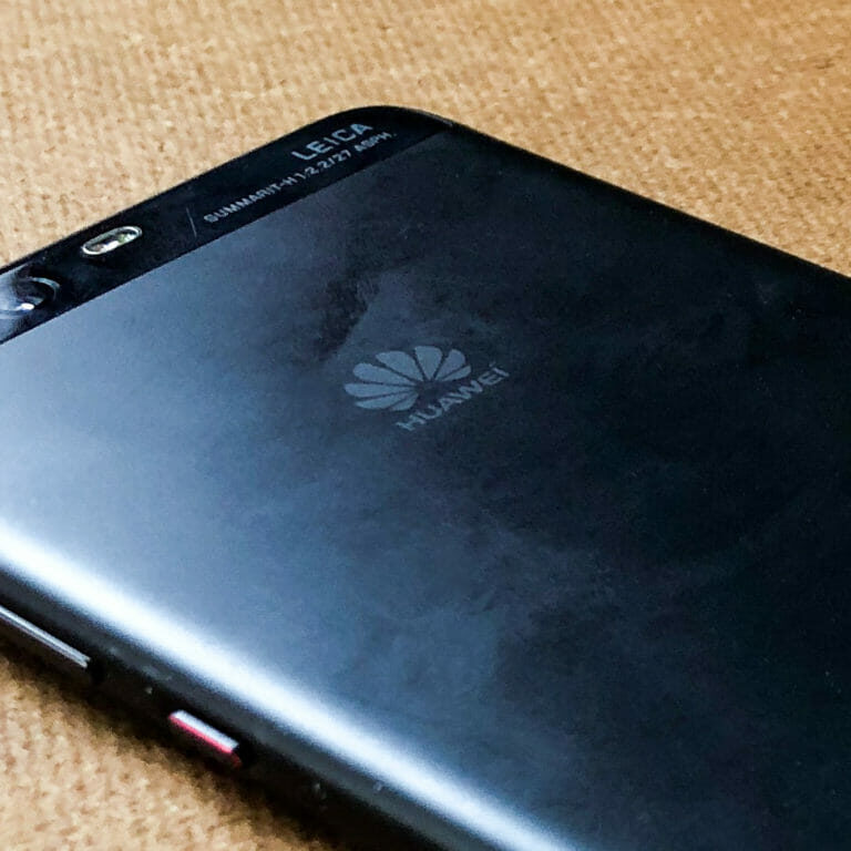 In this image: a Huawei smartphone.