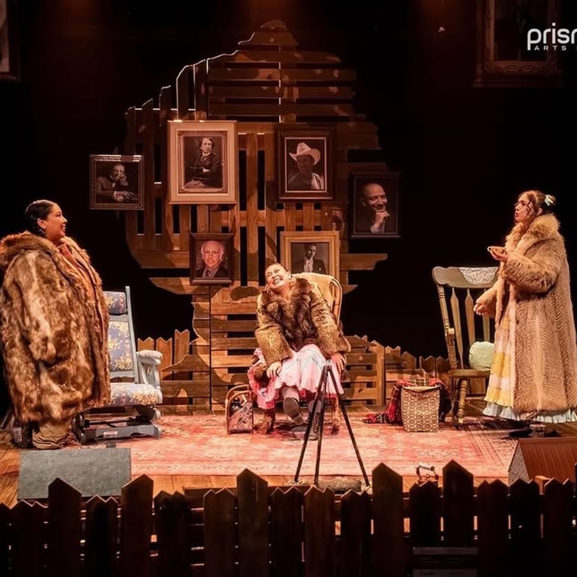 Cast members perform in Women of the Fur Trade in Halifax. (Image courtesy of Stoo Metz)
