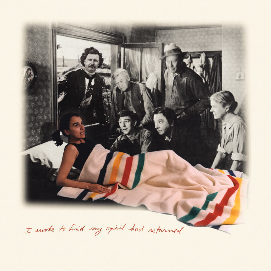 Rosalie Favell, I Awoke to Find My Spirit had Returned, 1999. From Plain(s) Warrior Artist series.