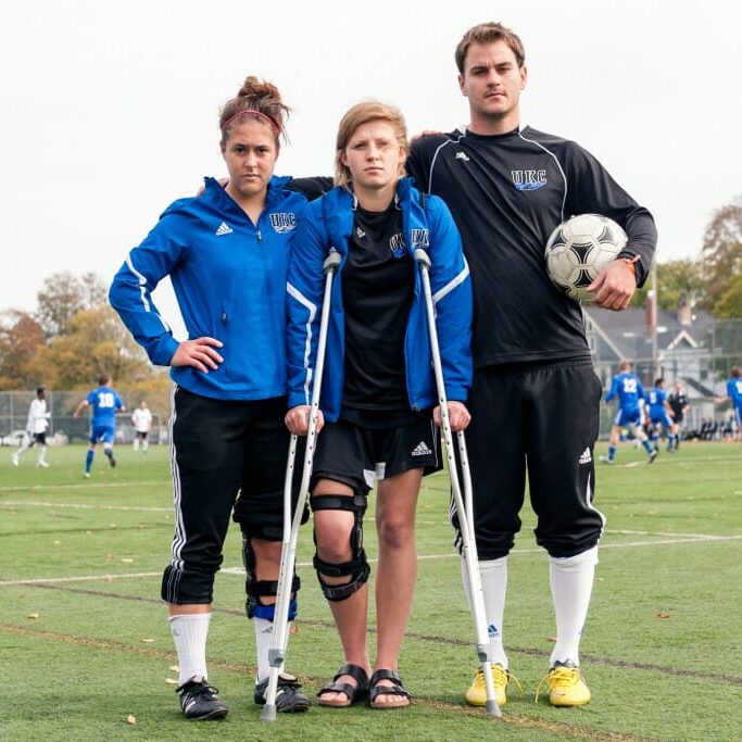 Stories of the disabled list: Sarah Wojcik, Andrea Gillis and Brendan Parsley. (Chris Parent photo)