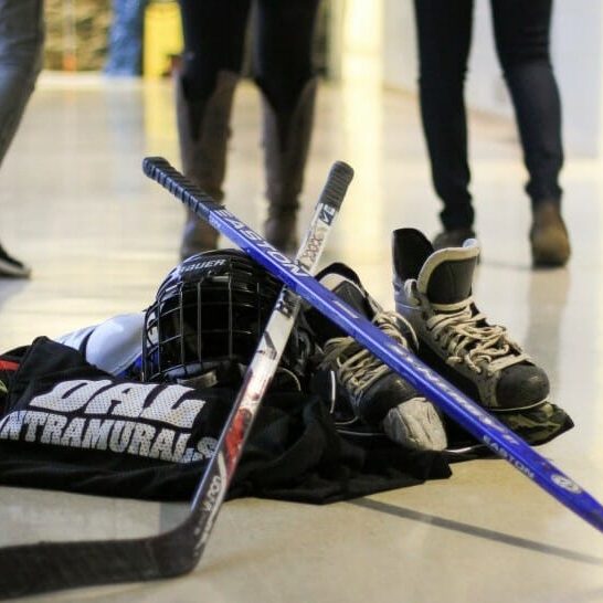 Intramurals1_BrynKarcha Intramurals are making a limited comeback this semester, but the opportunity means a lot for Dal
students who miss regular social interaction. (Photo by Bryn Karcha)