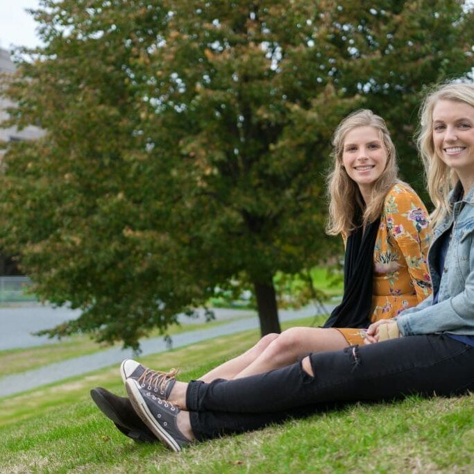 Jenna MacDonald (Rear) and Melanie McKenna (Front)
