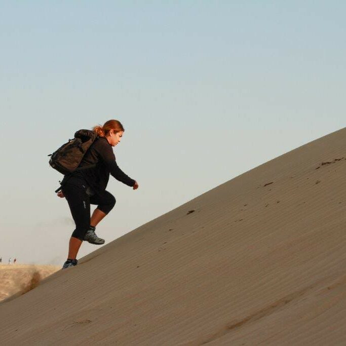 Climbing for a good cause. (Photo submitted)