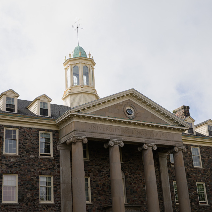 The Arts and Administration Building, located on the University of King's College campus in Halifax, Nova Scotia, on Sept. 10, 2026. (Enzo Stimpson/The Dalhousie Gazette)