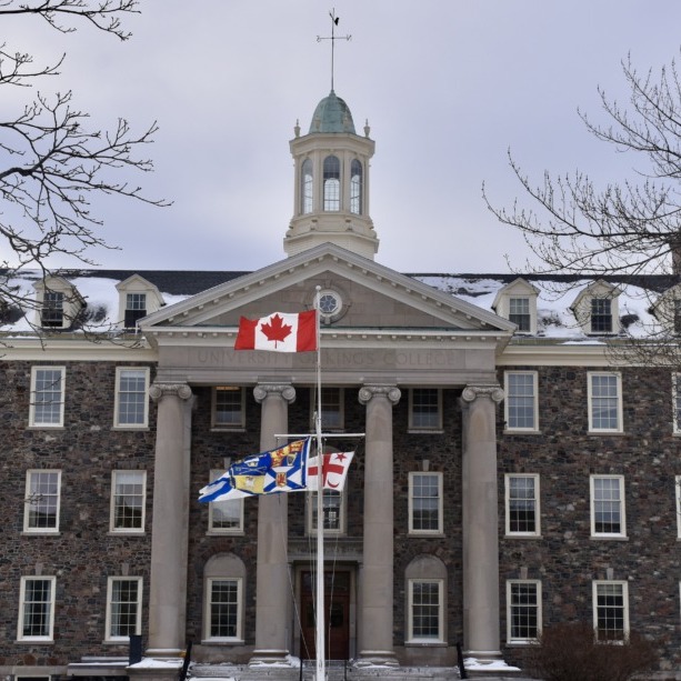 Photo of The University of King’s College Arts and Administration building, taken on Jan. 31, 2026. (Bethany Poltl/Dalhousie Gazette)