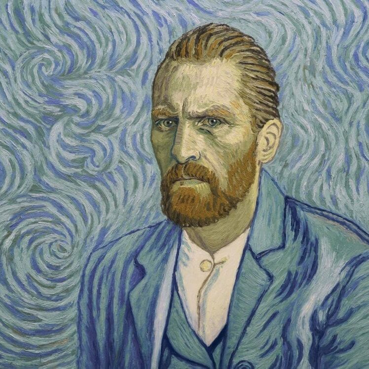 A still from Loving Vincent, the touching moving-memoir of Vincent Van Gogh's life. 