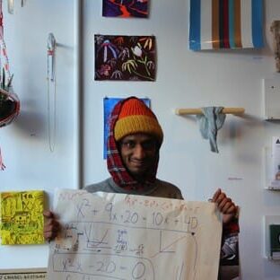 Musician and mathematician, Nick Dourado started ‘math jam’ in September at the Khyber Centre for the Arts.