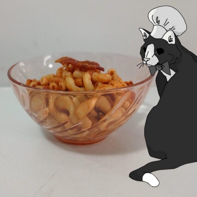 This week’s meal is the perfect university comfort food. (Image credit: Bryce Goodyear)
