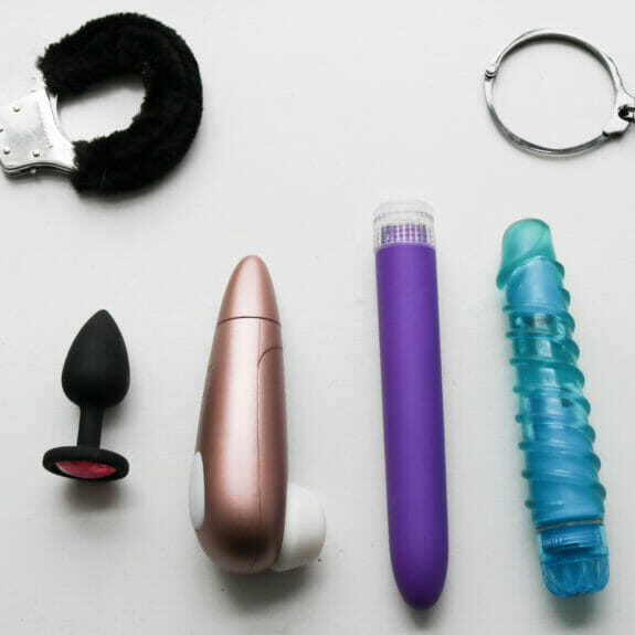 In this image: A range of sex toys.