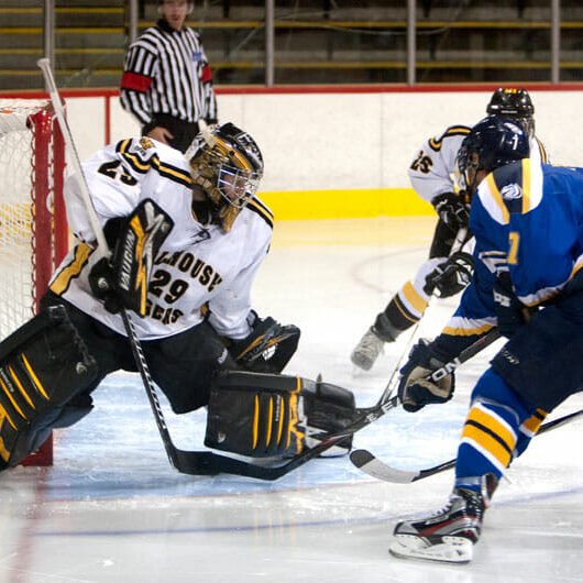 Men's Hockey Saturday night. Photo by Martina Marien.