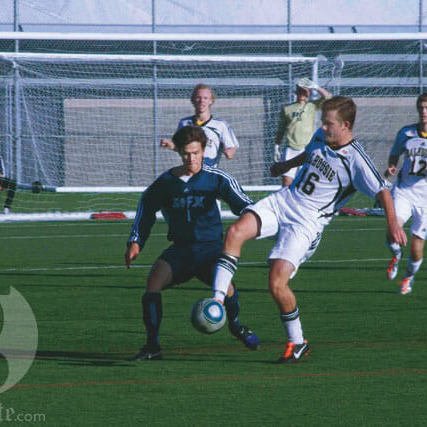 Men's soccer, Oct 15. Photo by Alice Hebb