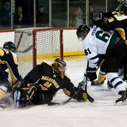Men's hockey, Feb. 3. Photo by Martina Marien