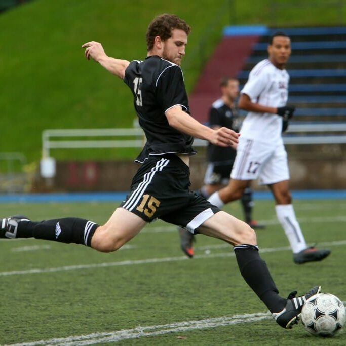 Mark Hagen (15) and the Tigers couldn't hold off the Huskies (Photo by Nick Pierce) 