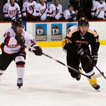Dal's Francois Gauthier in action Feb. 4. Photo by Martina Marien