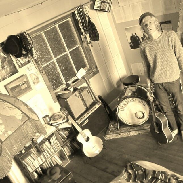 Keeping song alive inside the house. 