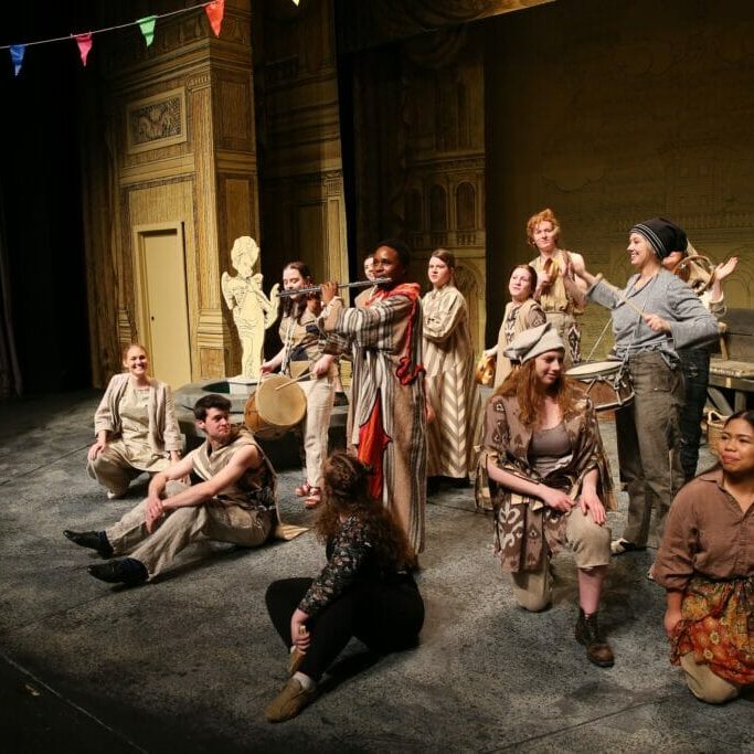 The Fountain School of Performing Arts’s March 2020 production of La Calandara. Unfortunately, social distancing restrictions prevented the cast from ever performing the show the public. (Photo by Nick Pearce)