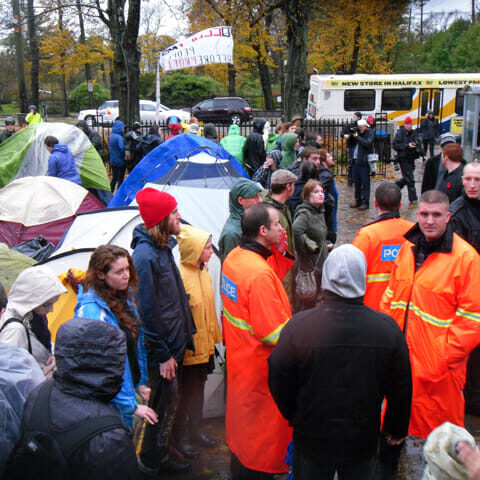 ONS eviction. Photo by Rob Sangster-Poole