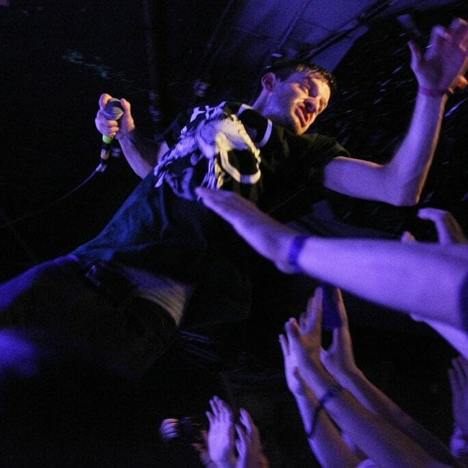 Moshing and stage diving were the norm at the PUP concert