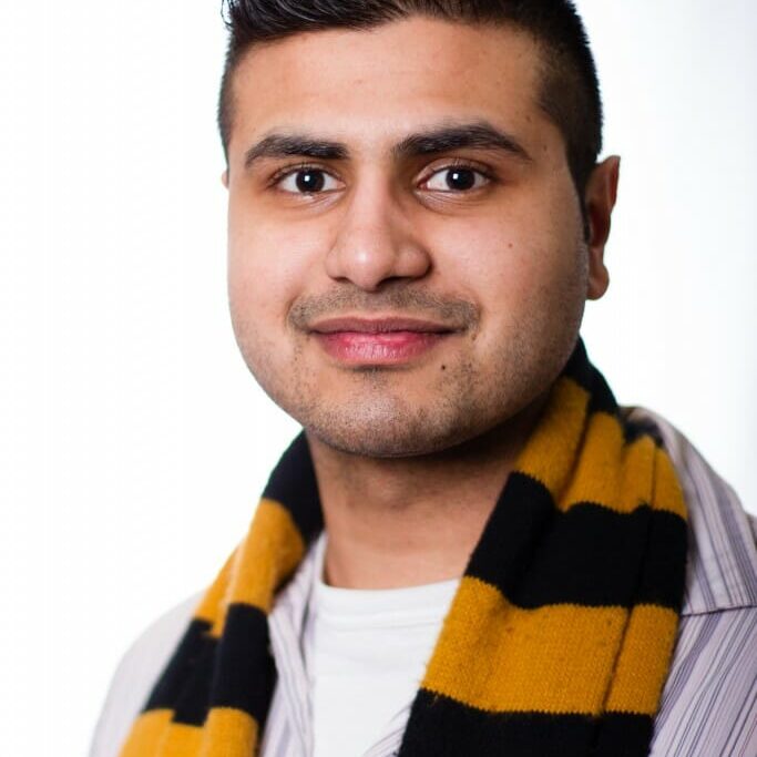 DSU president candidate Ramz Aziz. (Photo by Bryn Karcha, DSU)