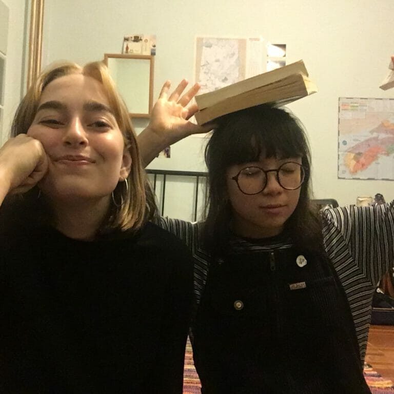 In this image: Chiara Fererro-Wong and Hannah van den Bosch.