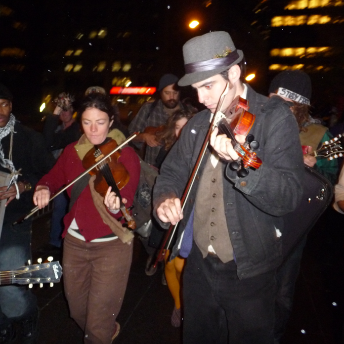 It's the sounds of a giant kitchen party going down in New York. Photo by Kat Pyne.