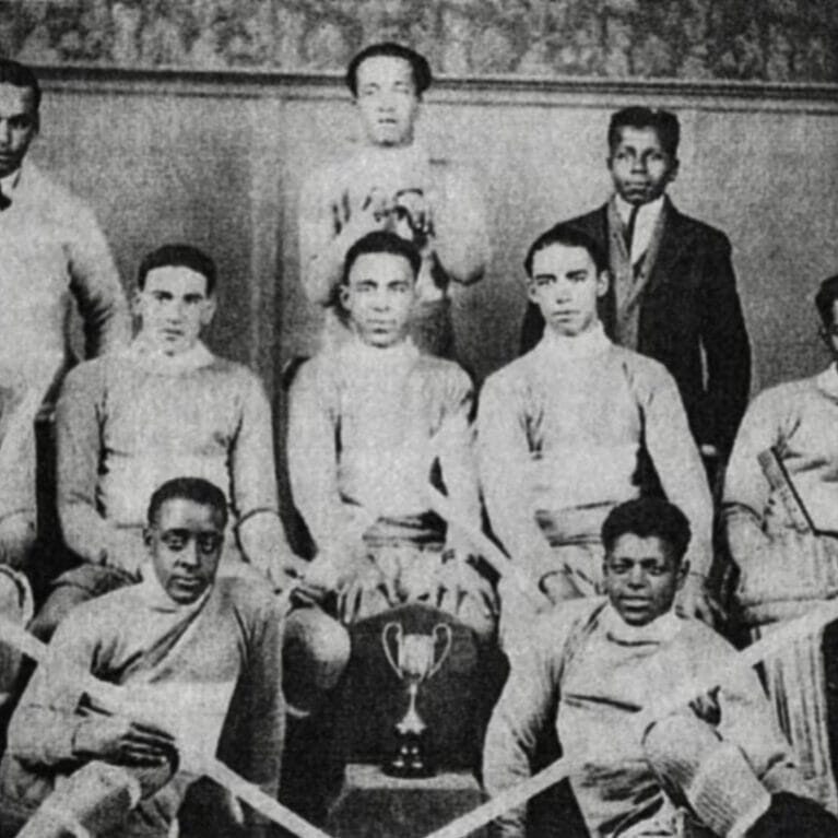 One team from the Colored Hockey League of the Maritimes. Image credit: CBC News