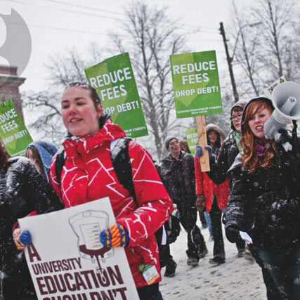 Students at last year's Day of Action. Photo by Pau Balite