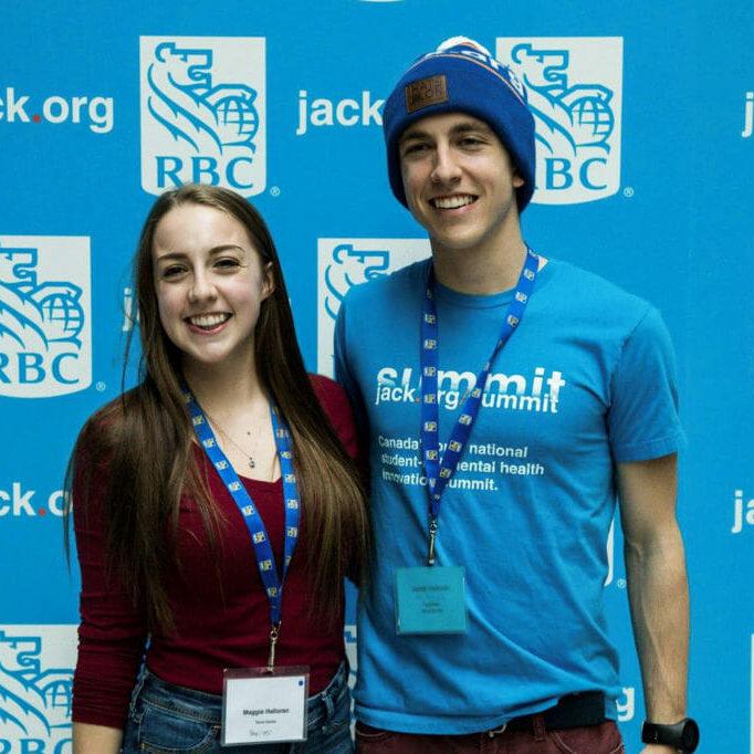 StudentMentalHealthSupport_providedbyJacob Halloran In this image: Jacob and Maggie Halloran pose for photos.