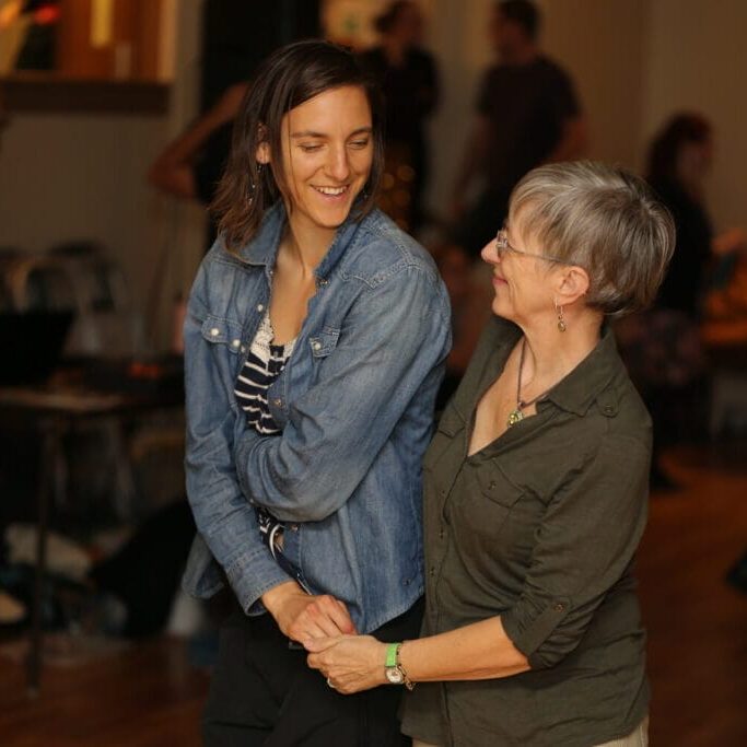Dancers at a DalKing Swing Dance Society event