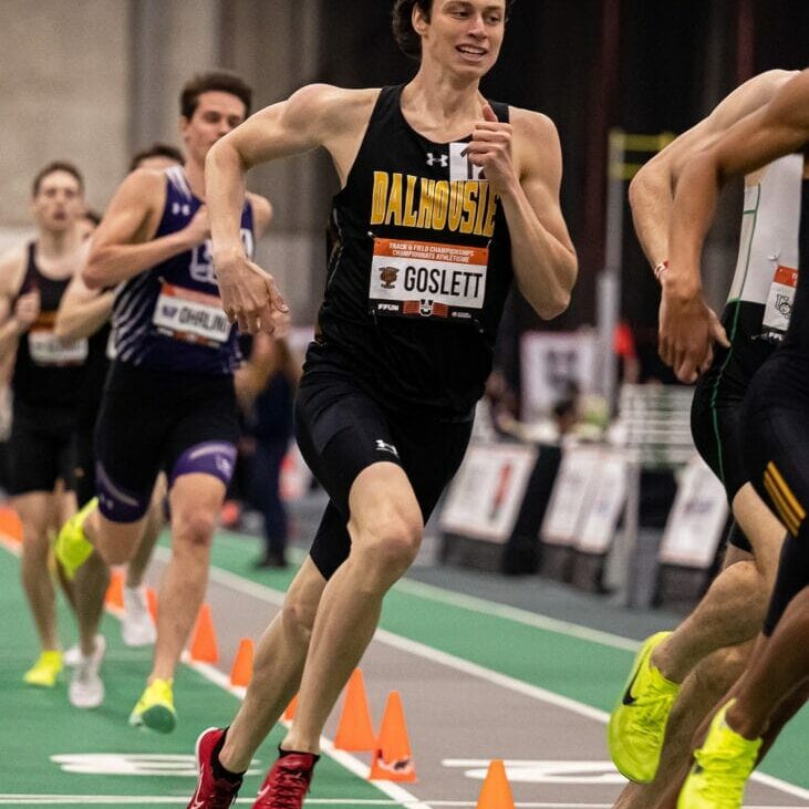 T&F_Dalhousie Tigers as the University of Saskatchewan Huskies host the 2023 FFUN Motorgroup U SPORTS Track and Field National Championships action in Saskatoon, SK, March 10, 2023.
Photo Electric Umbrella/Derek Elvin