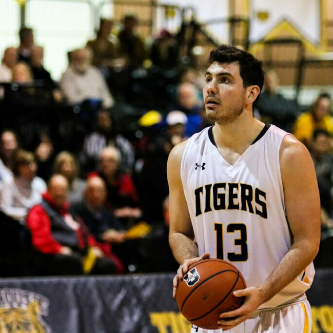ThreePointKing In this image: Alex Carson preparing to shoot.