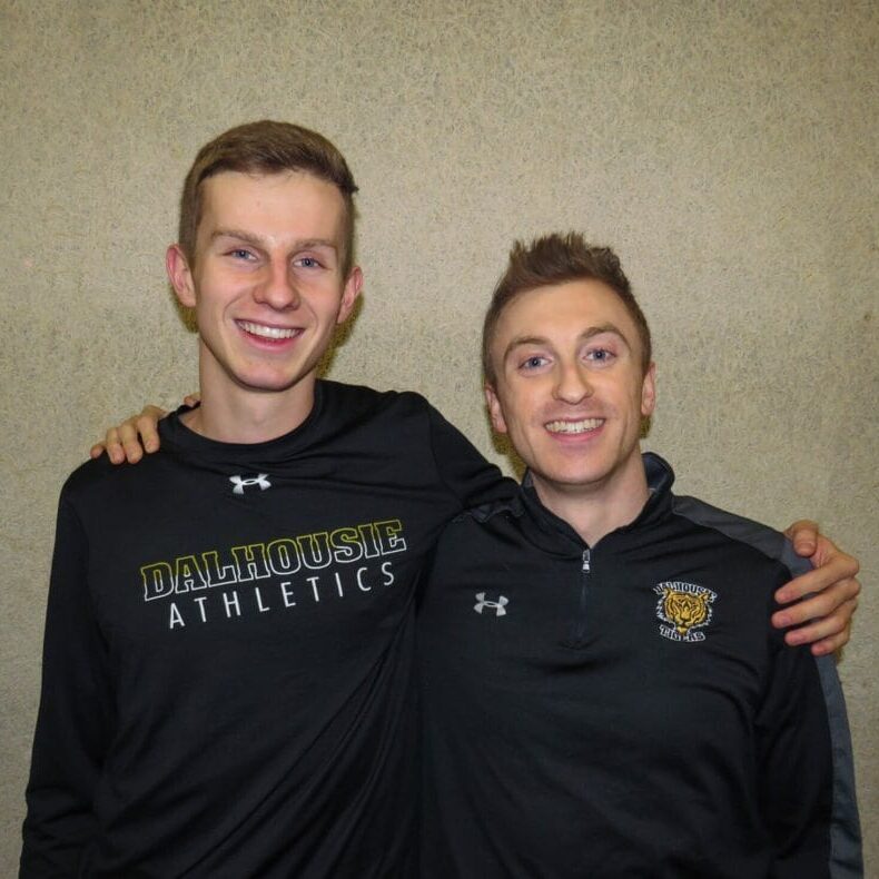 In this image: Mike van der poel and Matthew Coolen.