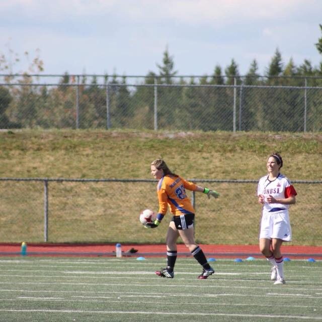 TothesportIcannolongerplay_MattStickland In this image: Jessica Briand prepares to kick a soccer ball.
