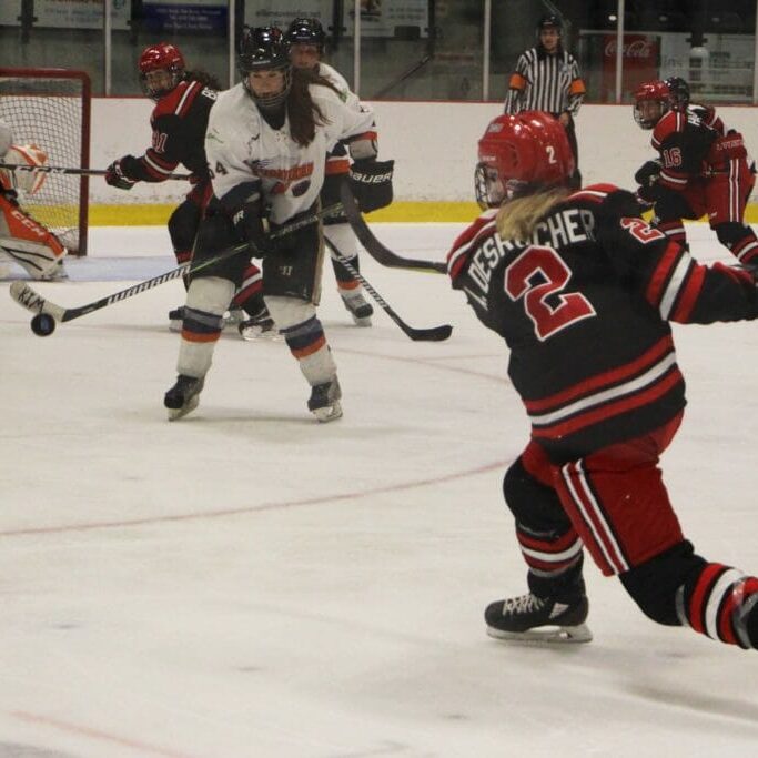 The University of New Brunswick's Reds took on the CEGEP Rimouski Pionnieres on Sept. 15 and 16.