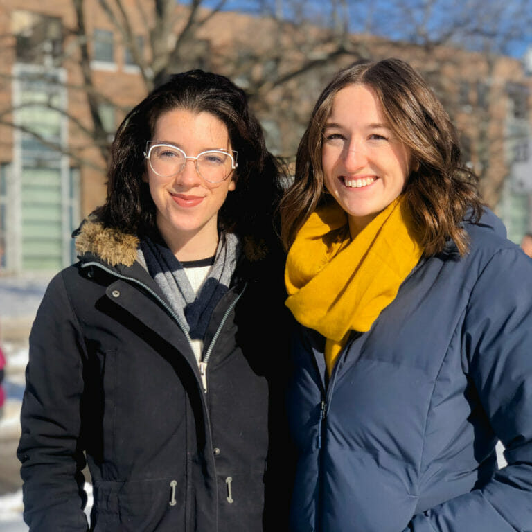 In this image: Kathryn Stone and Emma Cameron.