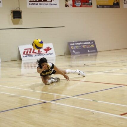Raeesa Lalani misses the dive in Dal's championship defeat.